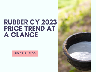 Rubber CY 2023 Price Trend at a Glance